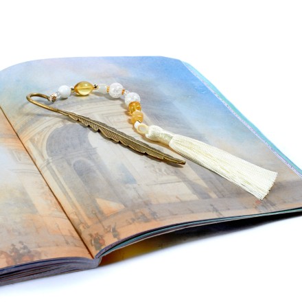 Закладка для книги с янтарем купить