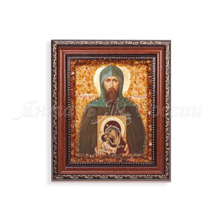 Икона &quot;св.Игорь&quot; с Янтарем купить